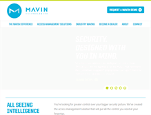 Tablet Screenshot of go-mavin.com